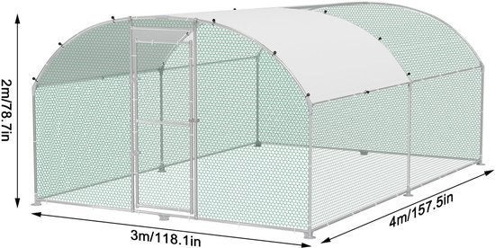 Enclos pour poules - Poulailler, Enlèvement, Comme neuf, Poulailler