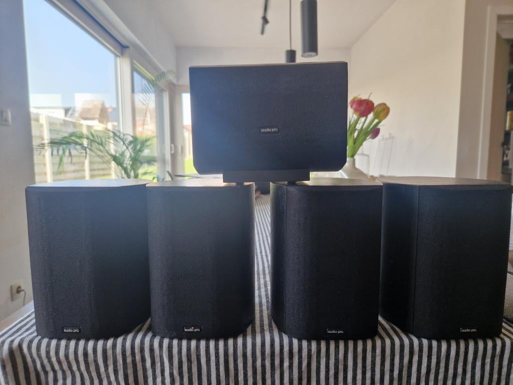 Ensemble de 5 haut-parleurs Audio Pro Avantek (audio suédois, Enlèvement ou Envoi