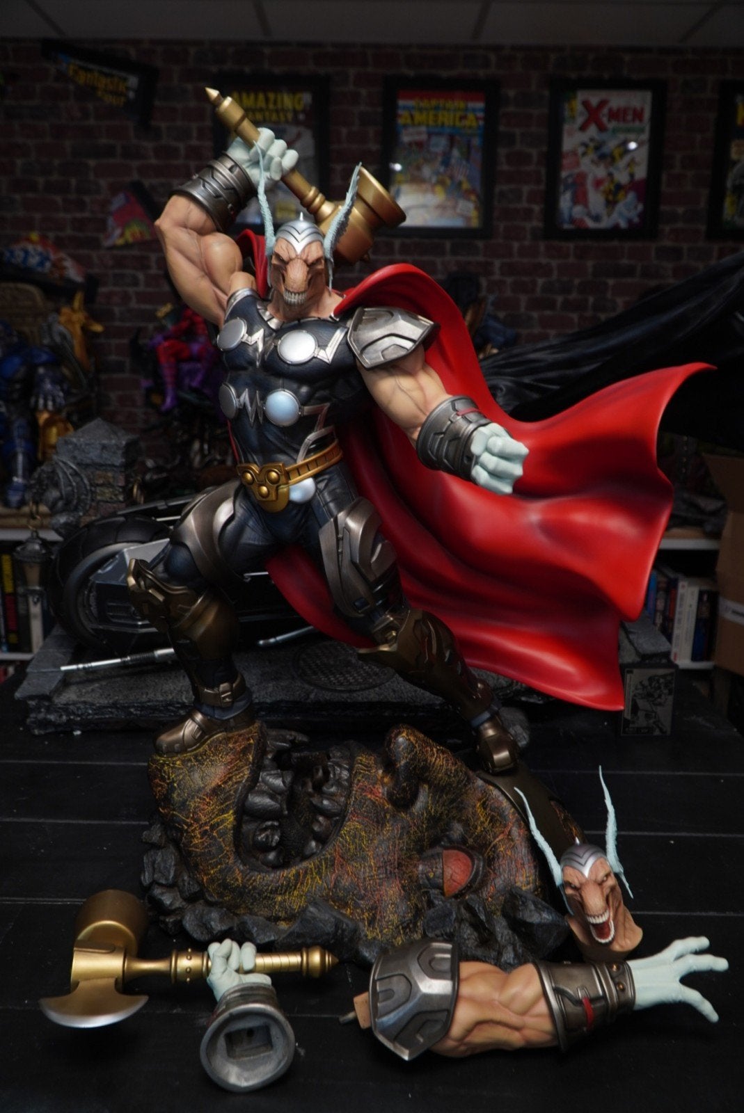 BETA RAY BILL • Statue Marvel 1/4, Statue, Enlèvement ou Envoi, Asie, Peint