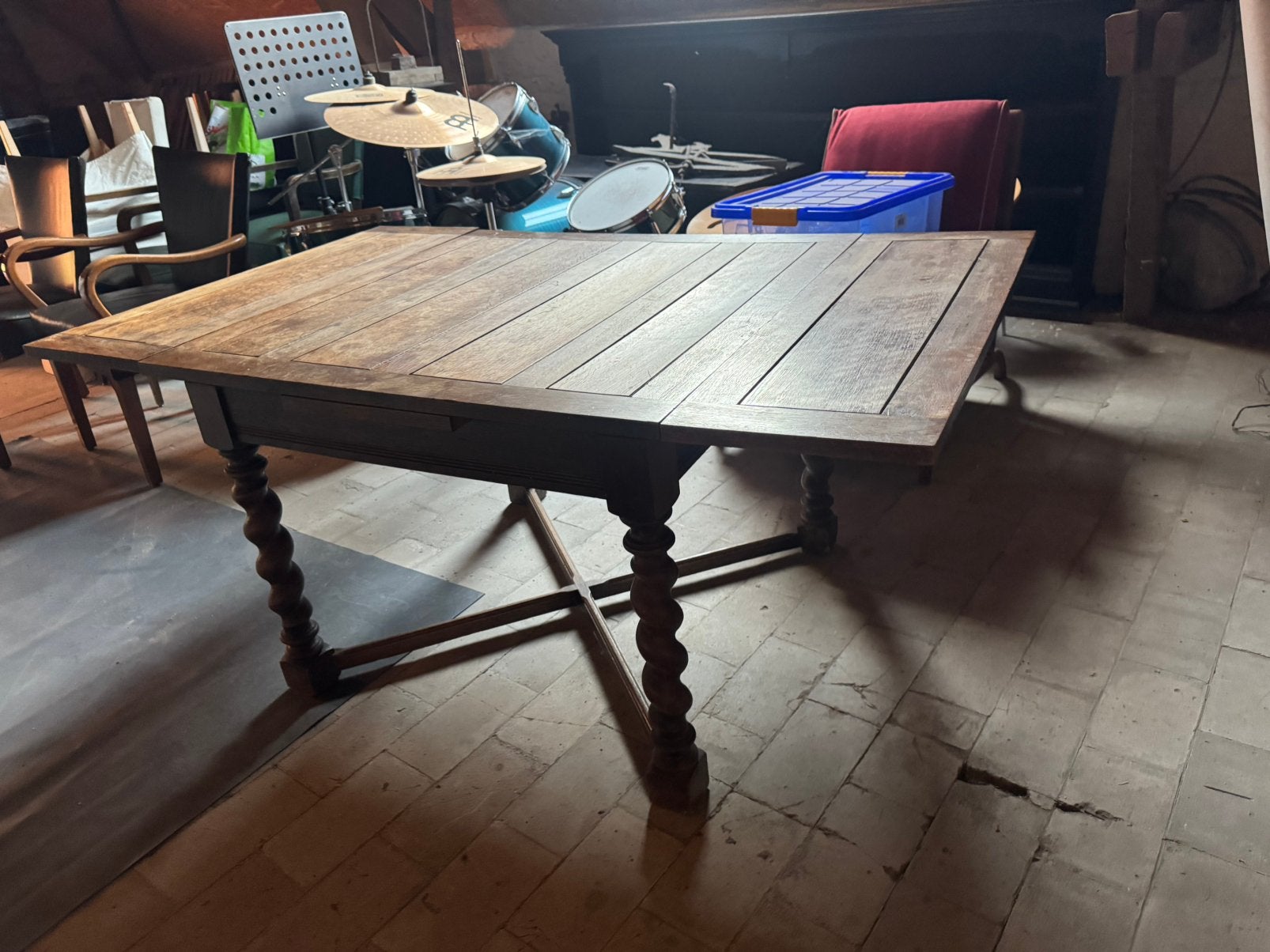 Uitschuifbare tafel, Antiek en Kunst, Ophalen