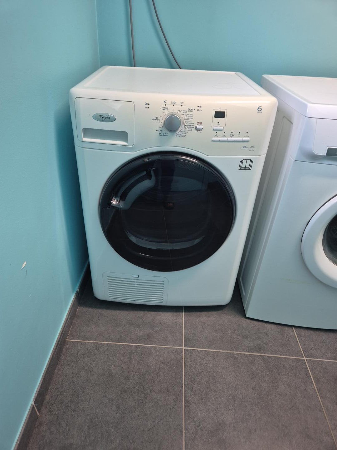Sèche-linge Whirlpool 6th Sense – 7 kg, Electroménager, Enlèvement