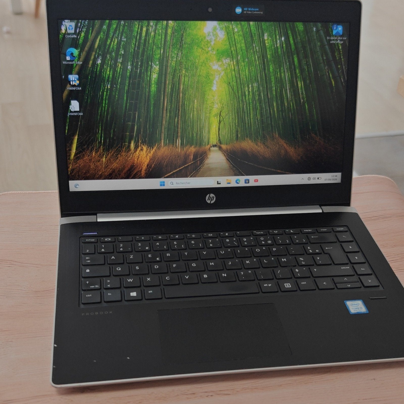 HP ProBook 440 G5 — i5-8250U / 8 Go RAM / SSD 128 Go, Enlèvement ou Envoi, INTEL CORE i5 8265U, SSD, Azerty