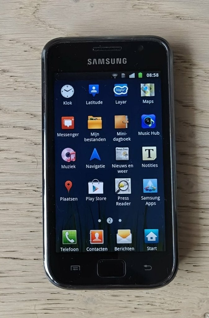 Smartphone Samsung Galaxy S (GT-I9001) Plus metallic black, Telecommunicatie, Mobiele telefoons | Samsung, Gebruikt, Overige modellen