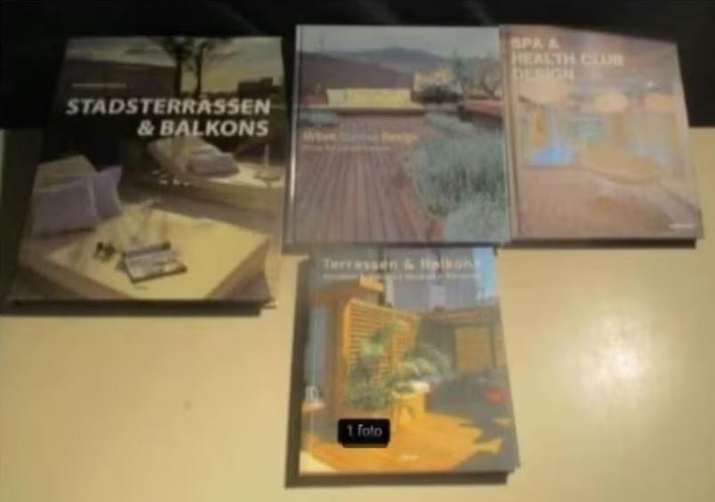 4 beaux livres - Terrasse/Balcon/Spa/Salon, Enlèvement ou Envoi, Comme neuf