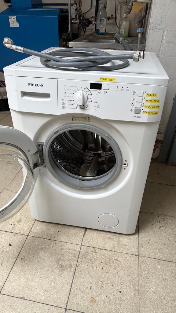 Friac wasmachine, Ophalen, Zo goed als nieuw