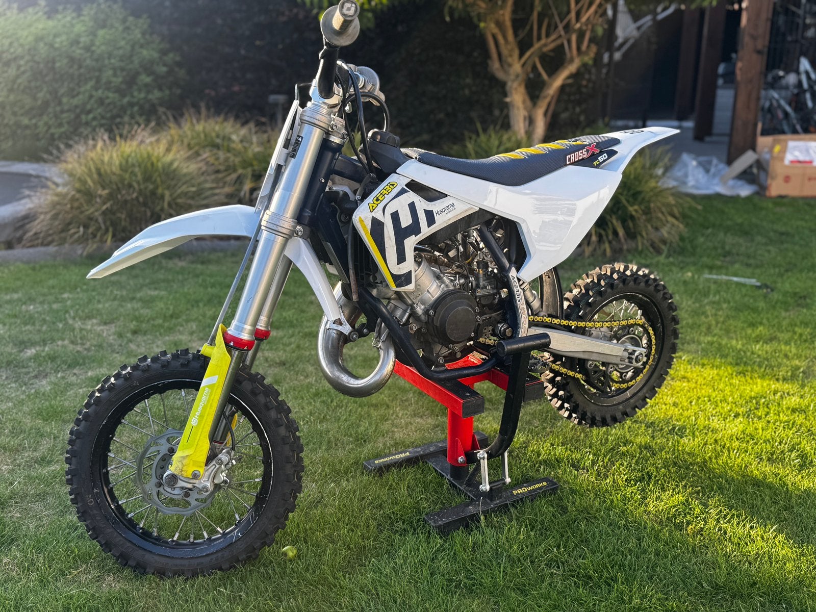 Husvarna tc50, Fietsen en Brommers, Ophalen, Zo goed als nieuw