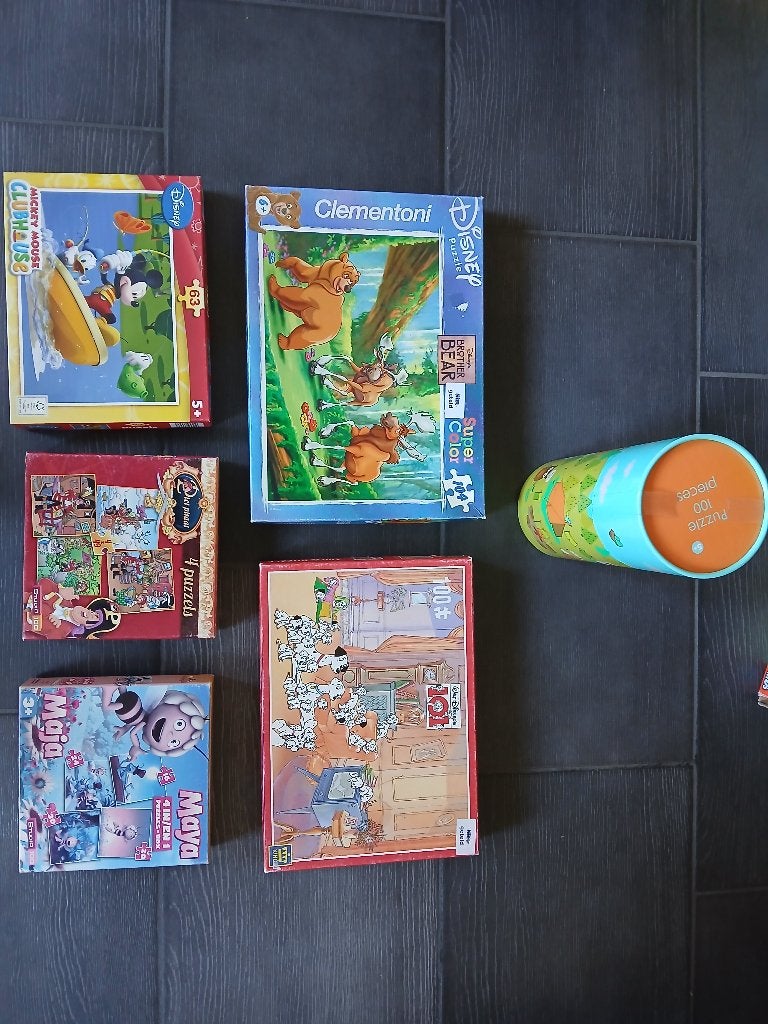 Pakket puzzels 16 tot 100 stukjes, Kinderen en Baby's, Ophalen, Gebruikt