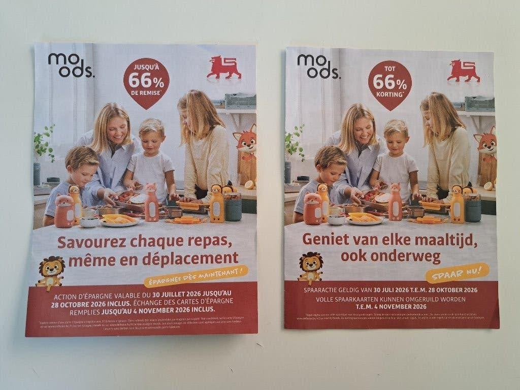 Action d'épargne MOODS 2026 chez Delhaize - 80 timbres, Overige supermarkten, Ophalen of Verzenden
