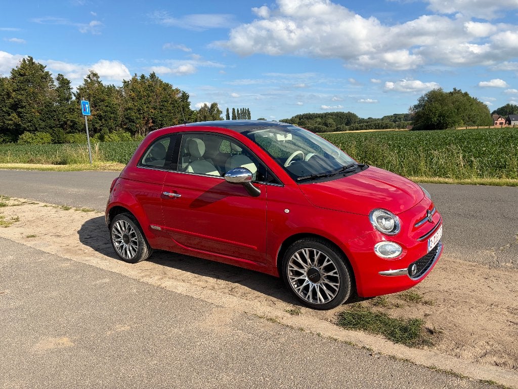 Fiat 500 1.2i ECO Lounge, Auto's, Fiat, Voorwielaandrijving, 4 cilinders, 115 g/km, Grijs