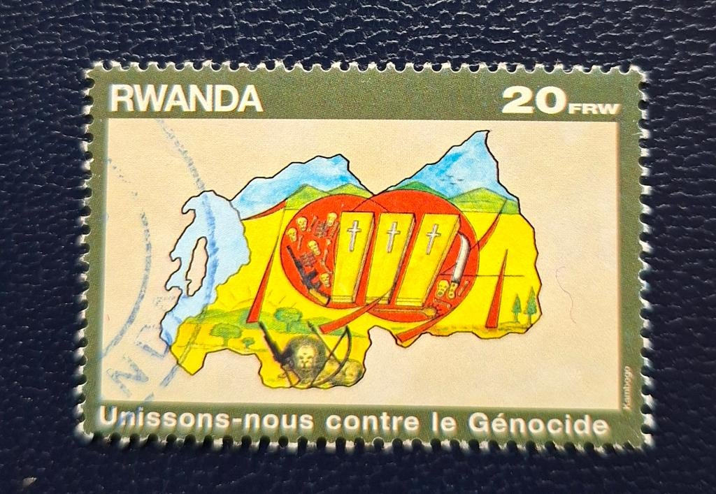 Postzegel Rwanda OBP 1411, Ophalen of Verzenden, Gestempeld