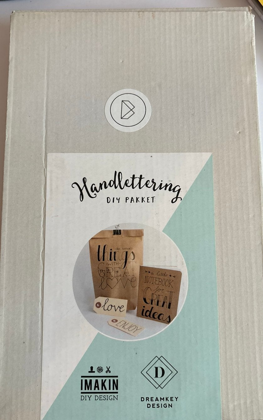 DIY pakket Handlettering, Ophalen, Nieuw
