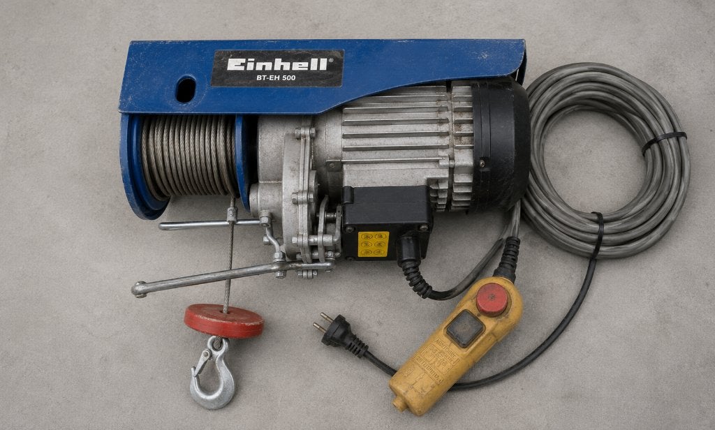 TAKEL 500kg met extra lange kabel bediening, Ophalen, Gebruikt, Elektrisch