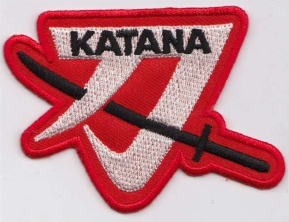 Suzuki Katana stoffen opstrijk patch embleem #11, Envoi, Neuf