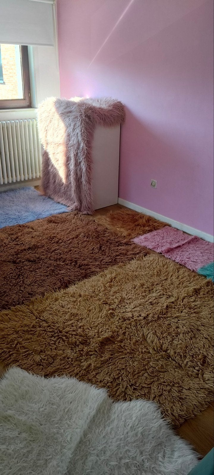 flokati, fake furs, layers, wraps, .., Huis en Inrichting, Ophalen of Verzenden