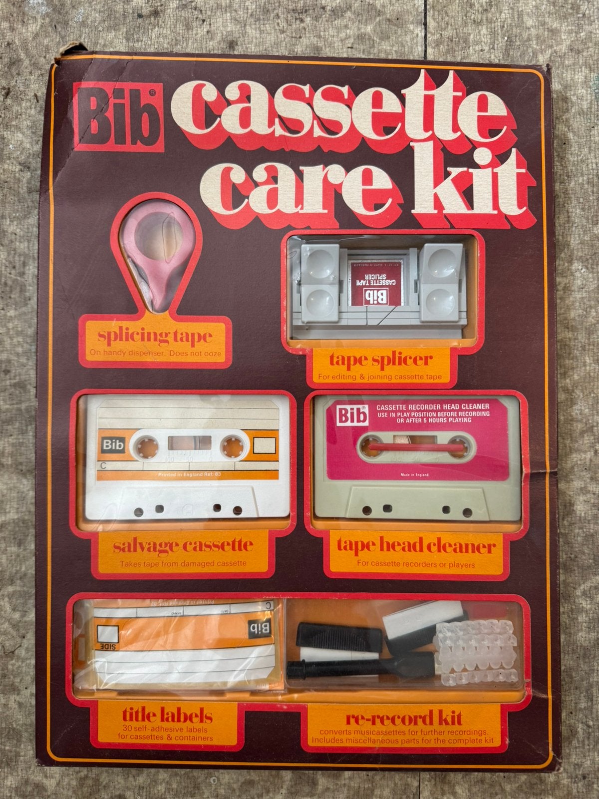 KIT D'ENTRETIEN POUR CASSETTES VINTAGE 📽️, Enlèvement, Comme neuf
