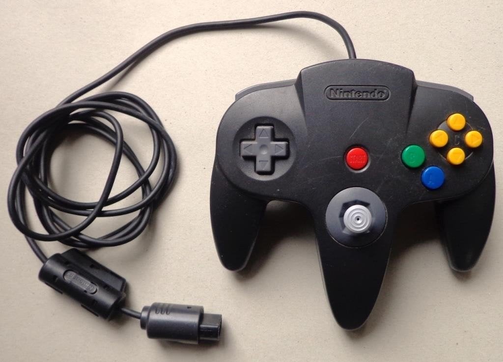 Originele Controller Zwart voor de Nintendo 64, Games en Spelcomputers, Ophalen of Verzenden, Gebruikt