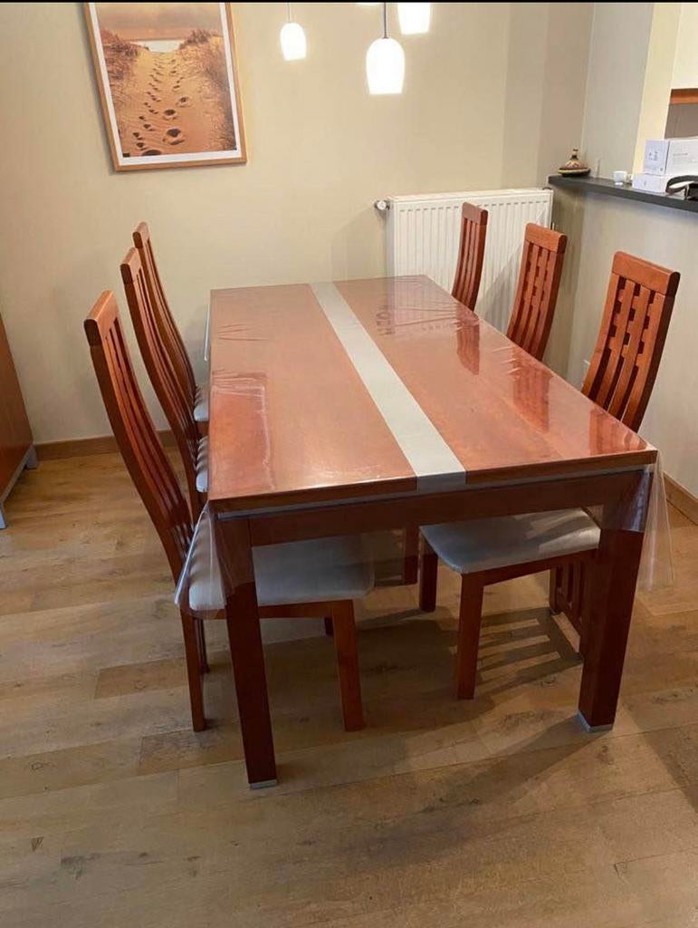 Eetkamer: tafel, 6 stoelen en dressoir, Huis en Inrichting, Complete eetkamers, Ophalen of Verzenden, Gebruikt