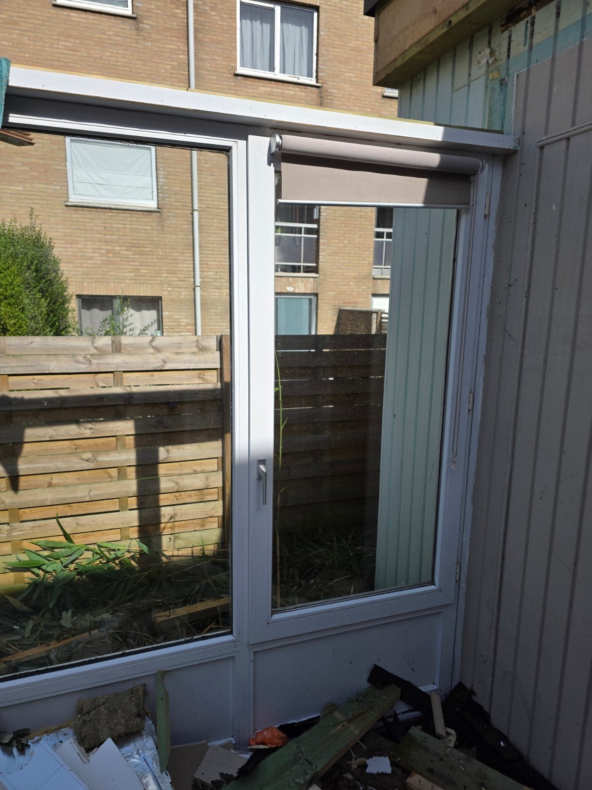 Terras veranda of windscherm, Ophalen, Gebruikt