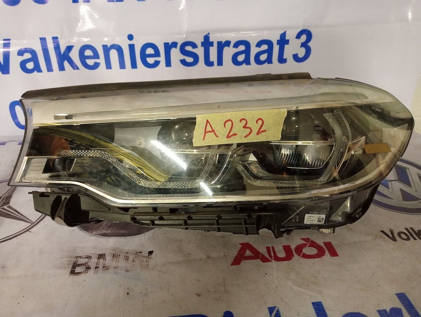 Koplamp BMW 5 Serie G30 G31 Adaptive LED Links 7439193-04, Auto-onderdelen, Verlichting, BMW, Gebruikt, Ophalen of Verzenden