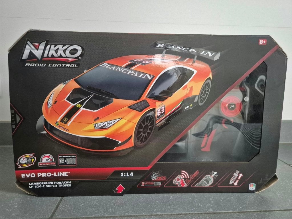 Nikko bestuurbare RC Lamborghini Huracán (Als nieuw), Ophalen of Verzenden, Zo goed als nieuw, Afstandsbediening