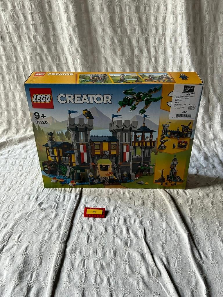 Lego 3 in 1 middeleeuws kasteel 31120 sealed, Lego, Nieuw, Ophalen of Verzenden, Complete set