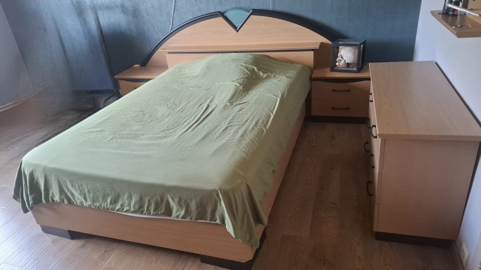 chambre complète pour 2 personnes, Maison & Meubles, Enlèvement, Comme neuf, Deux personnes