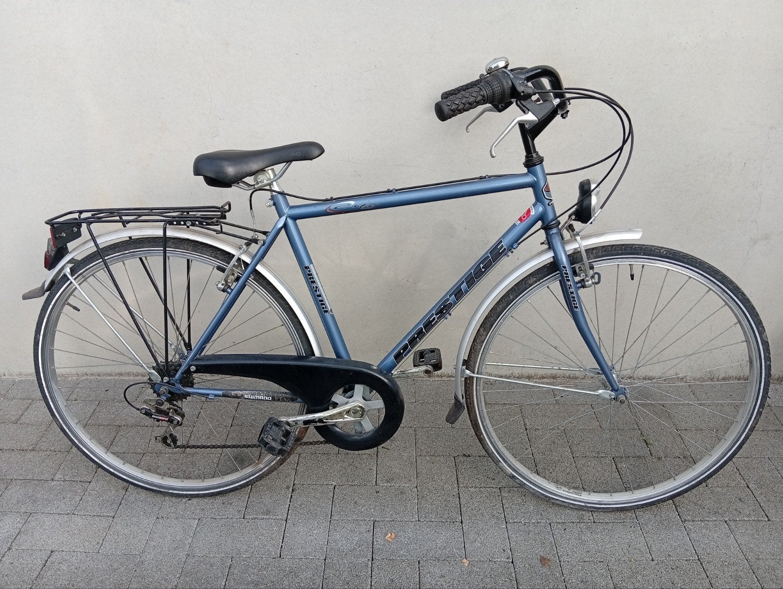 Herenfiets kotfiets Prestige 28inch 6speed framemaat 50cm, Fietsen en Brommers, Fietsen | Heren | Herenfietsen, Gebruikt, Velgrem