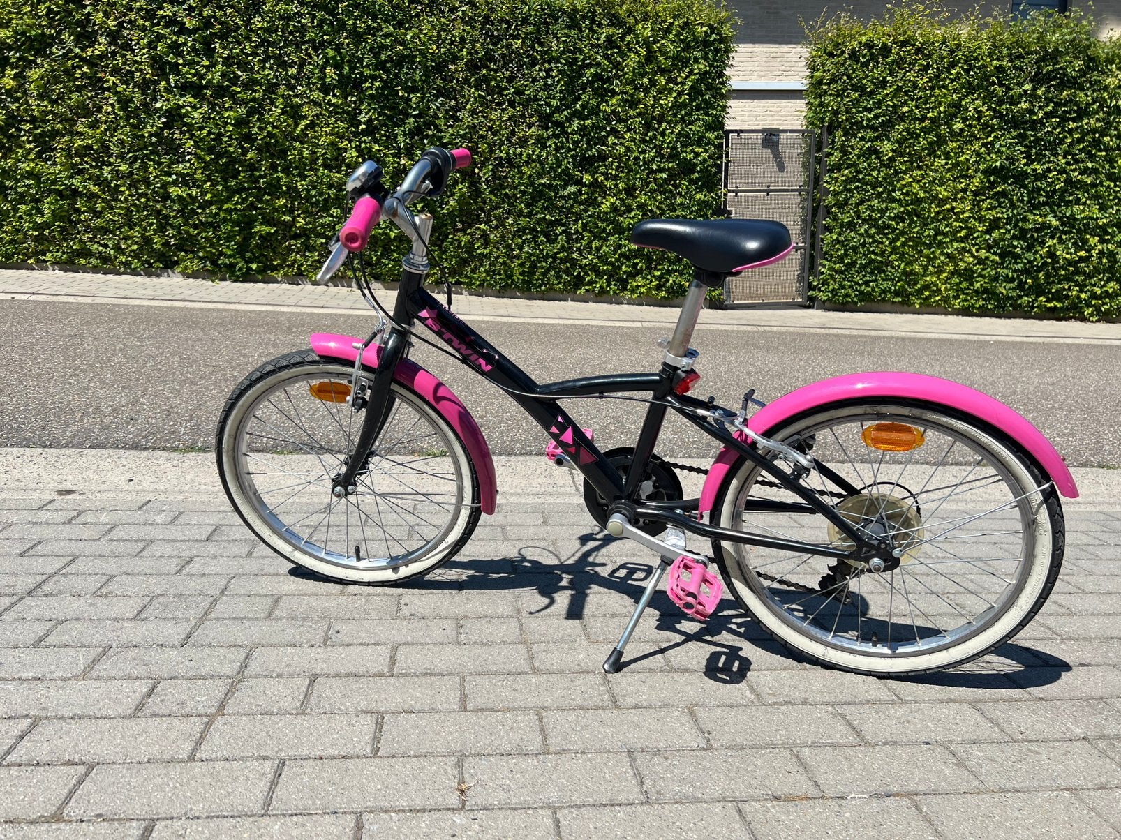 B-Twin original 500 roze - 20 inch fiets, Fietsen en Brommers, Ophalen, Gebruikt, 20 inch, Versnellingen