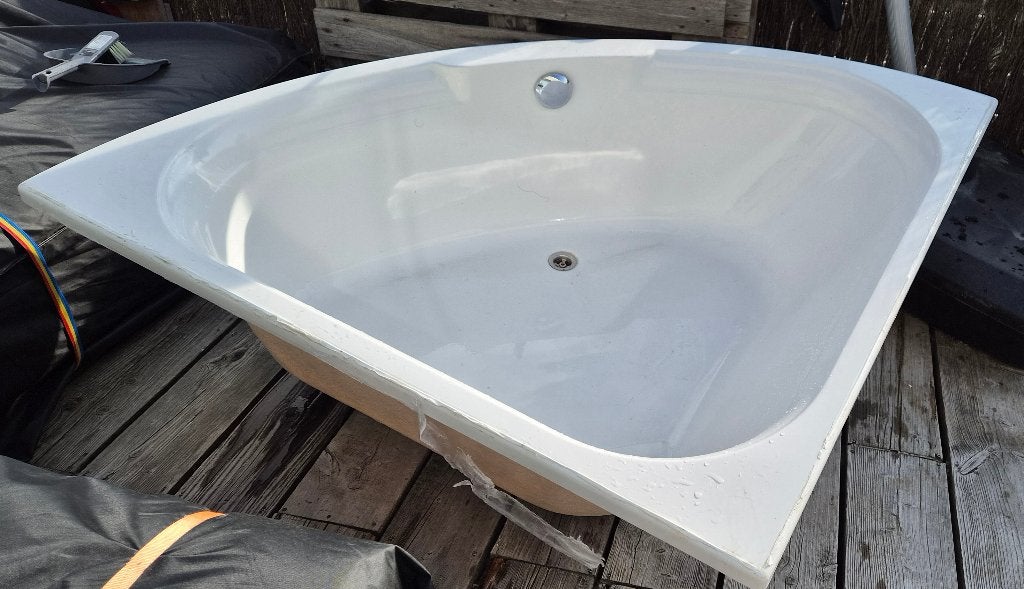 GRATIS HOEKBAD, Doe-het-zelf en Bouw, Sanitair, Gebruikt, Bad, Ophalen