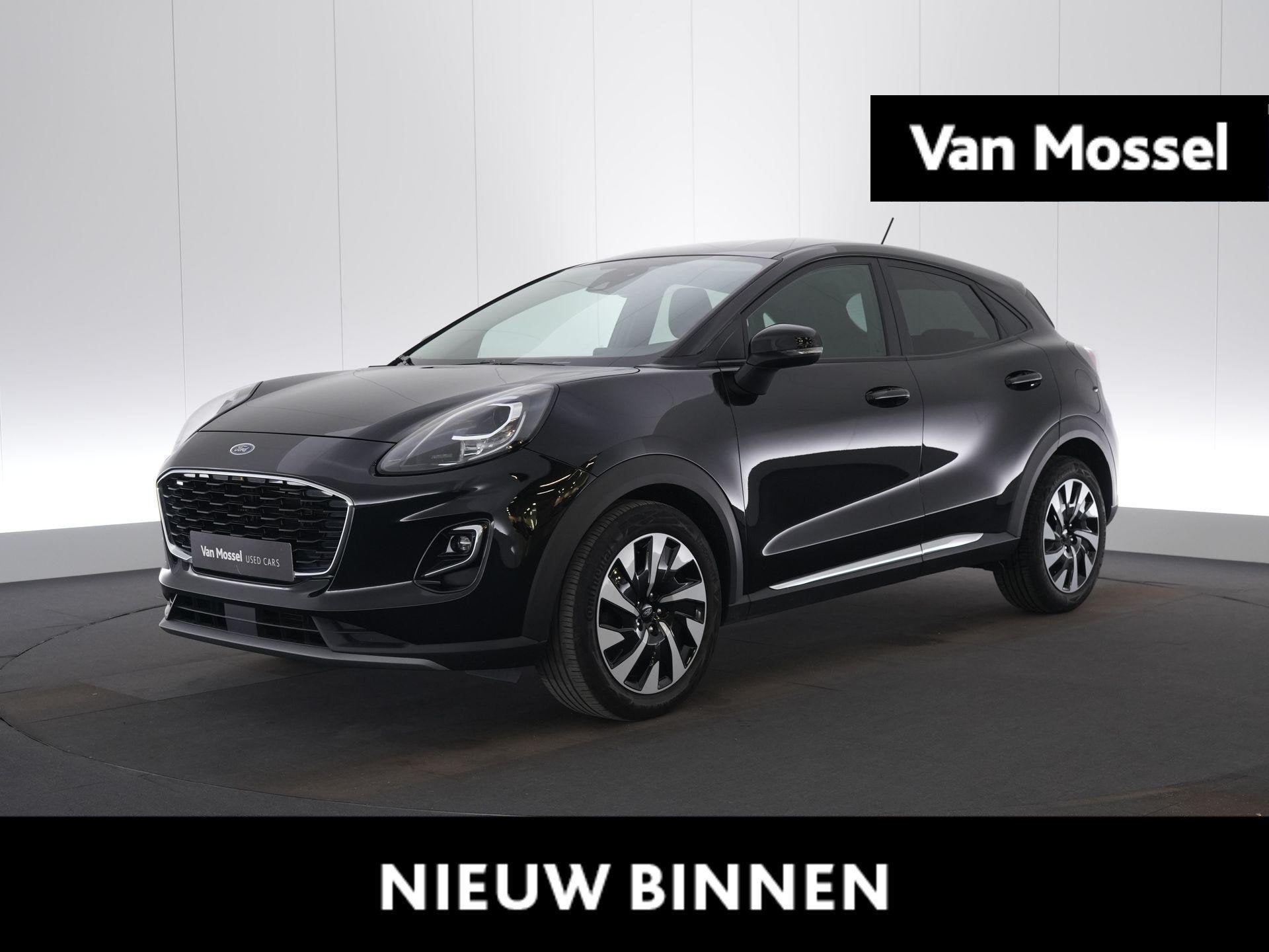 Ford Puma Titanium - Carplay - Led - Winterpack, Auto's, Voorwielaandrijving, Stof, Zwart, Bedrijf