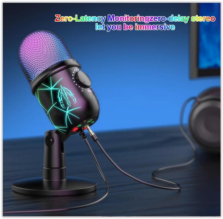 Gamingmicrofoon, pc-microfoon, podcastmicrofoon voor studio, Muziek en Instrumenten, Ophalen of Verzenden, Nieuw, Studiomicrofoon