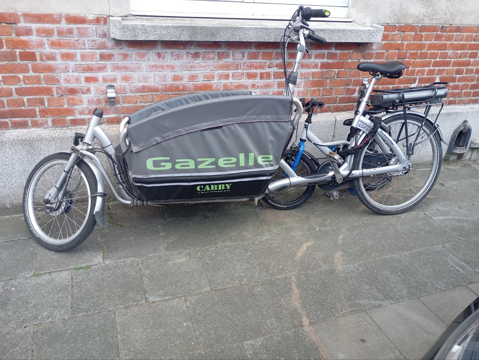 Gazelle cabby bakfiets electrische, Fietsen en Brommers, Fietsen | Bakfietsen, Ophalen, 2 kinderen, Gazelle