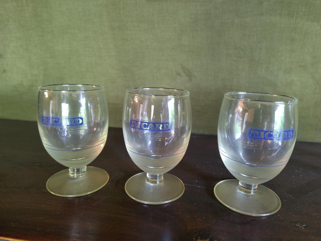 Ricard glazen, Verzamelen, Glas en Drinkglazen, Ophalen