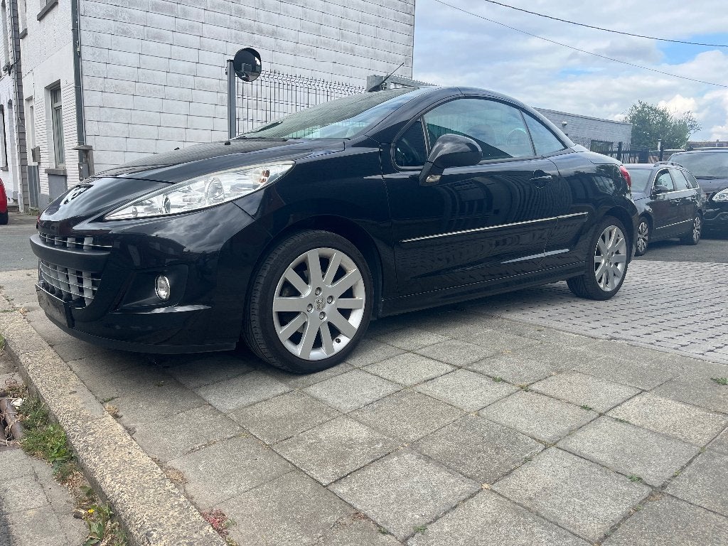 Peugeot  207CC 1.6 Diesel ⛽️ Cabriolet, Auto's, 4 cilinders, Cabriolet, 1600 cc, Zwart