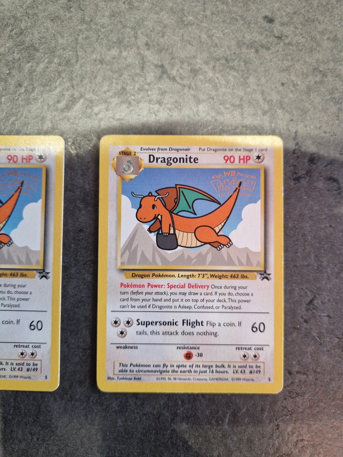 2 x dragonite first movie promo, Enlèvement
