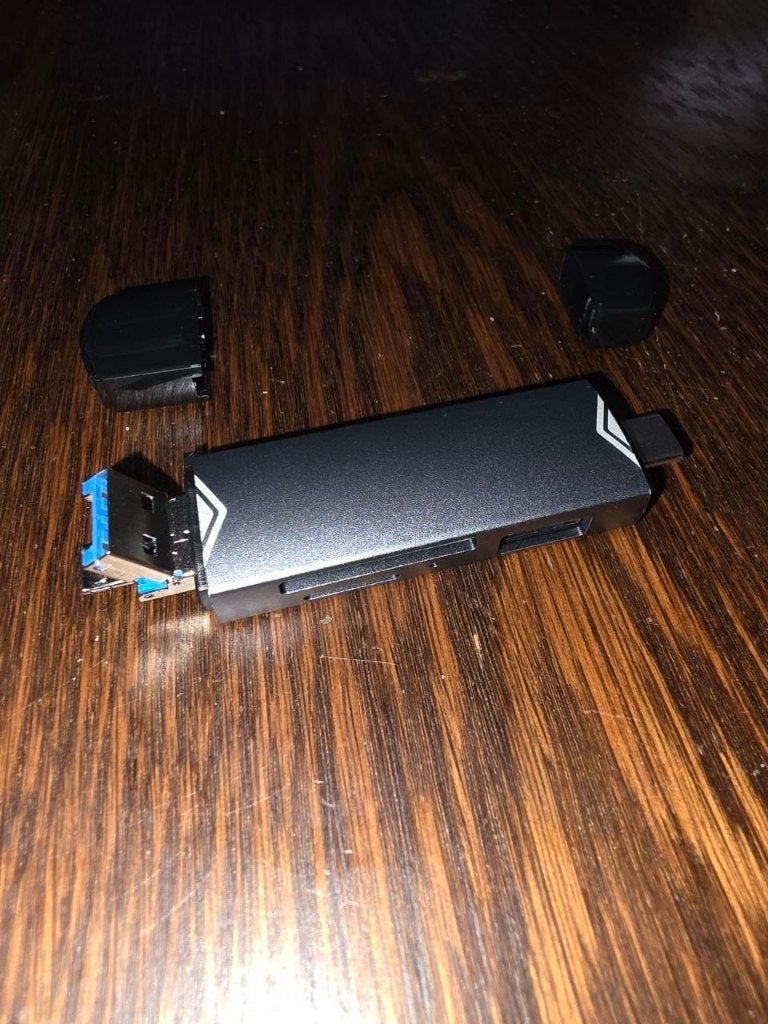 6-in-1 USB-C OTG kaartlezer / USB 3.0 adapter, Informatique & Logiciels, Enlèvement ou Envoi, Neuf