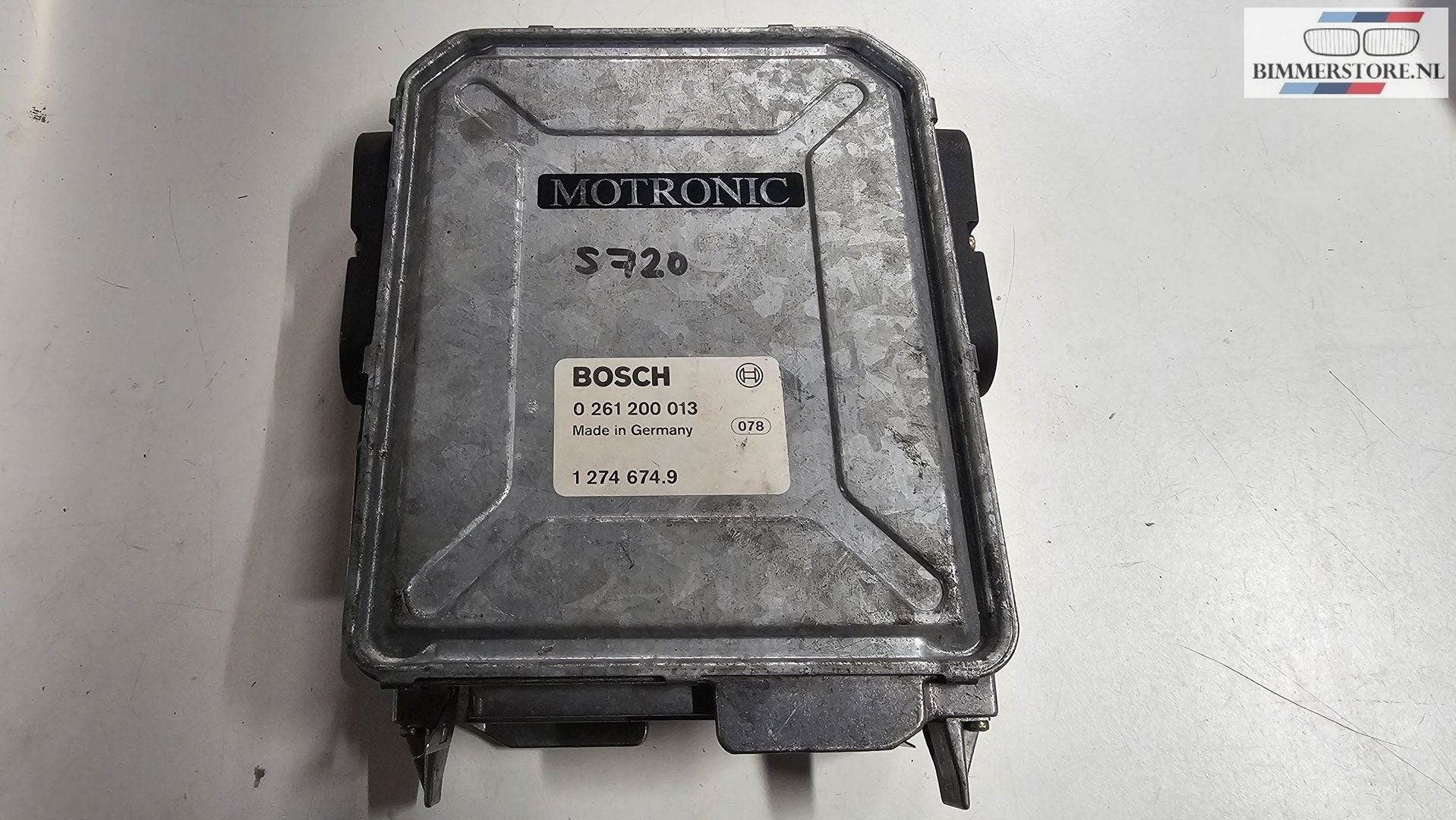 Motronic computer ECM ECU BMW 7 serie E32 745i turbo 0261200, -, Origine de la pièce connue, Utilisé, -