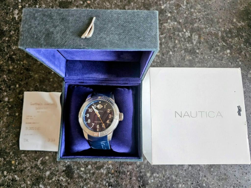 Horloge Nautica, Handtassen en Accessoires, Horloges | Heren, Ophalen