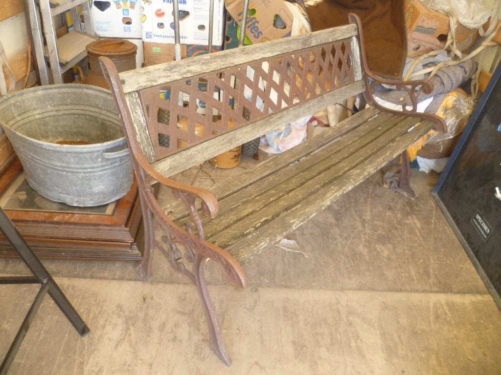 OUDE TUINBANK IN GIETIJZER, Antiek en Kunst, Ophalen
