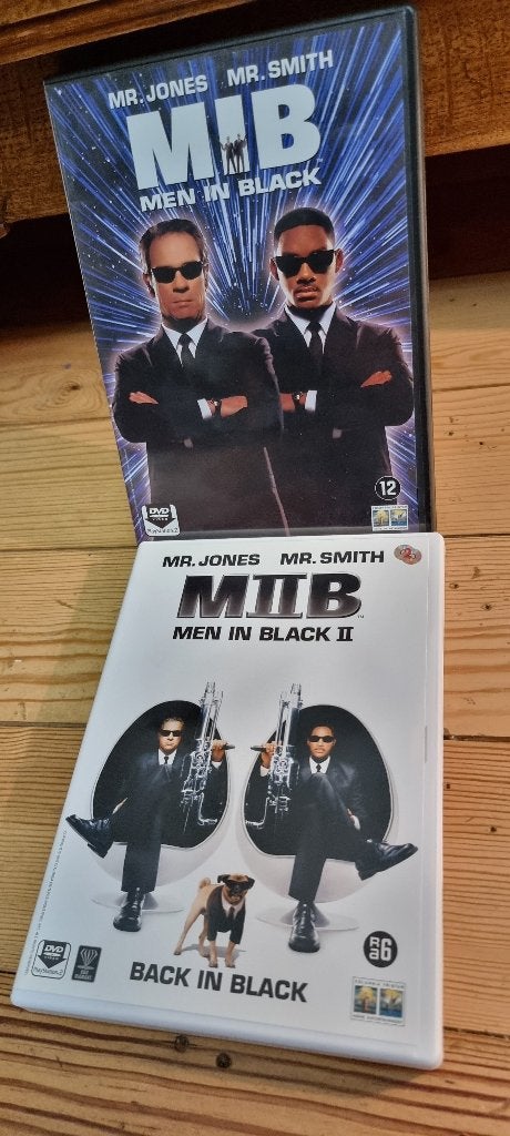 2 DVD : Men in black, Cd's en Dvd's, Dvd's | Science Fiction en Fantasy, Vanaf 6 jaar, Ophalen of Verzenden, Zo goed als nieuw