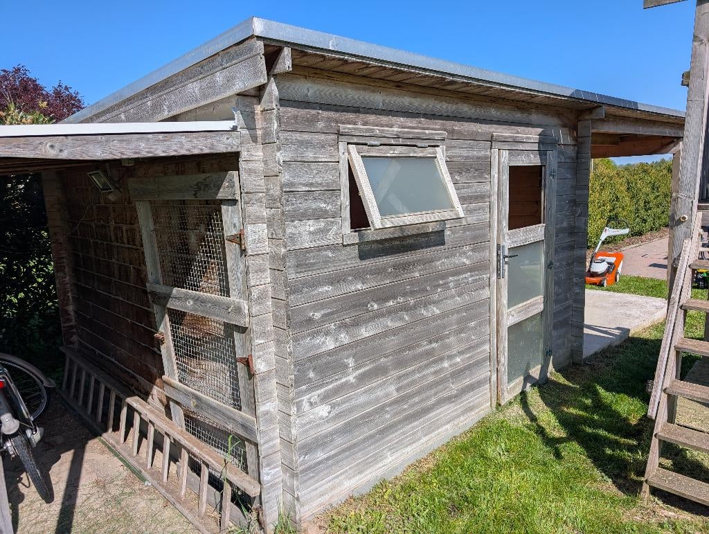 Tuinhuis 6m x 3m gratis, Ophalen, Tuinhuis, 2 ramen, 500 cm of meer