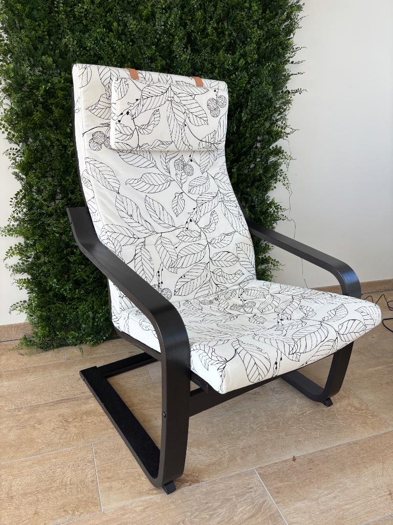 Chaise / fauteuil IKEA POÄNG, Huis en Inrichting, Fauteuils, Zo goed als nieuw, Hout, Ophalen of Verzenden