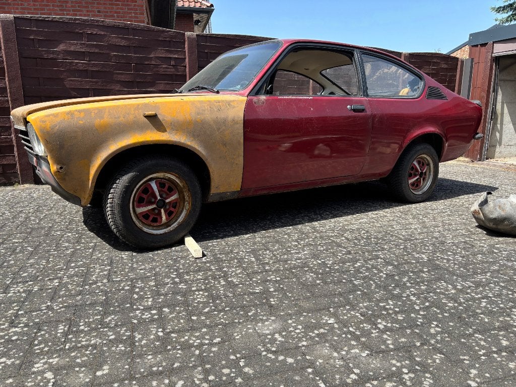 Originele complete Opel kadett c coupe 1.9GTE, Ophalen, Gebruikt, Opel, Motorkap