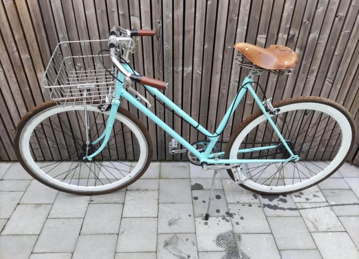 Damsfiets retro, Ophalen, Zo goed als nieuw