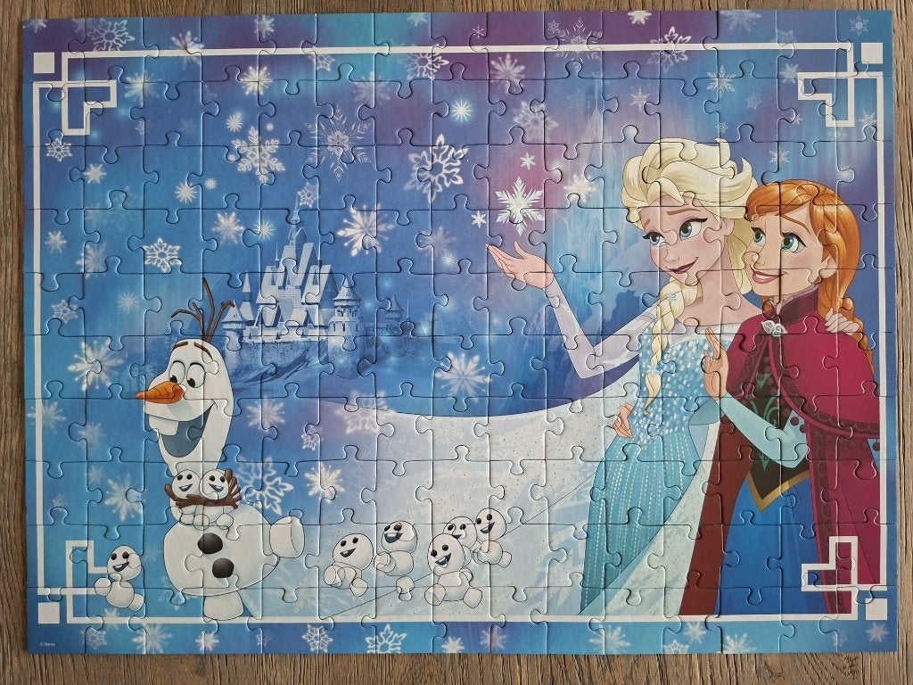 Frozen puzzel (150 stukken), Ophalen, Zo goed als nieuw