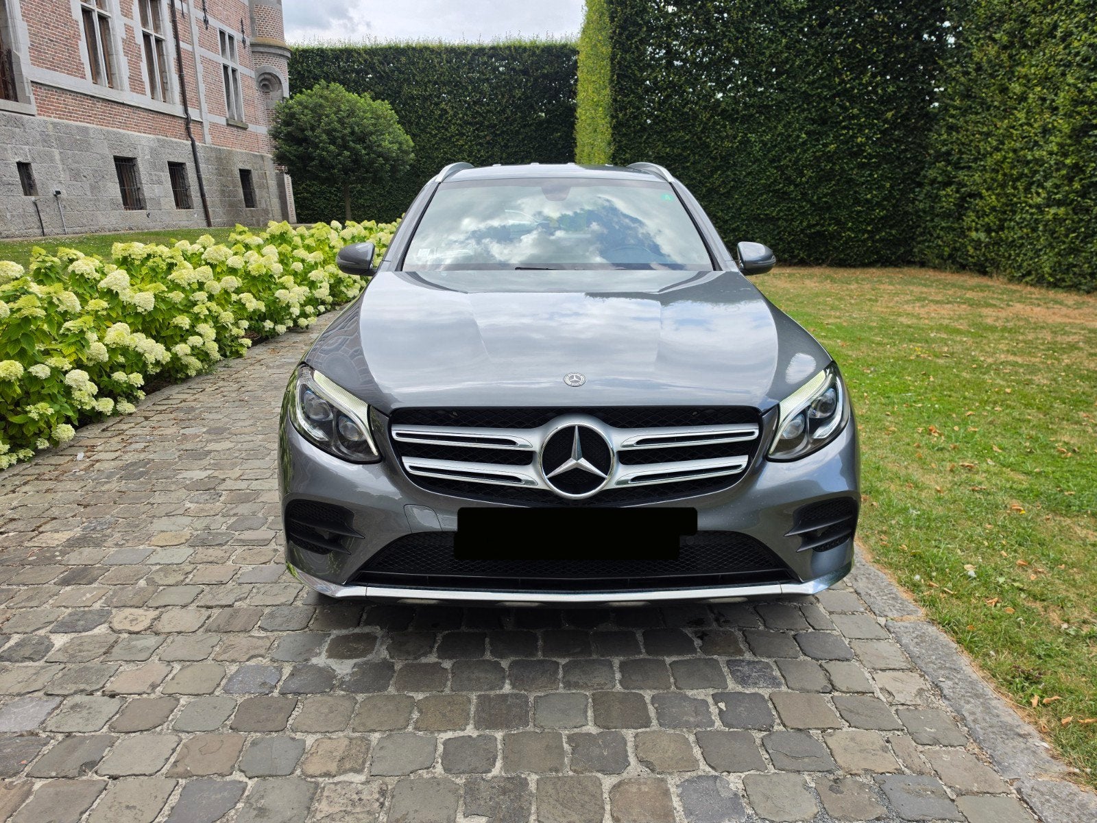 Mercedes GLC350 E 2017 AMG Line, Autos, Mercedes-Benz, Cuir, Argent ou Gris, Achat, Entreprise