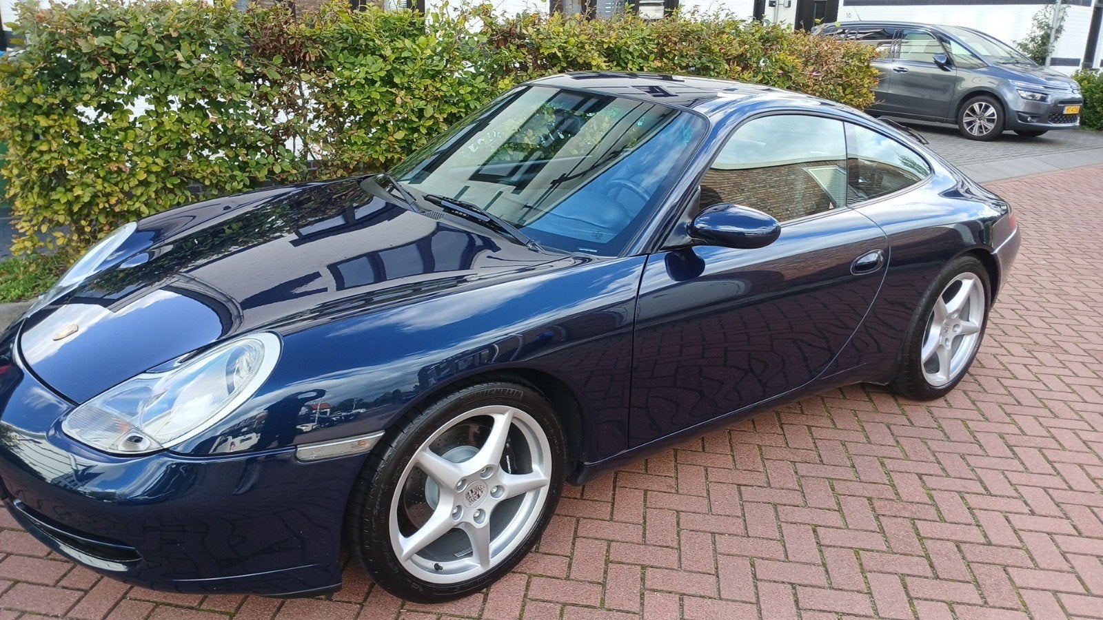 porsche 996/911 carrera 2 handgeschakeld!!!, Auto's, Dealer onderhouden, Zwart, Blauw, Leder