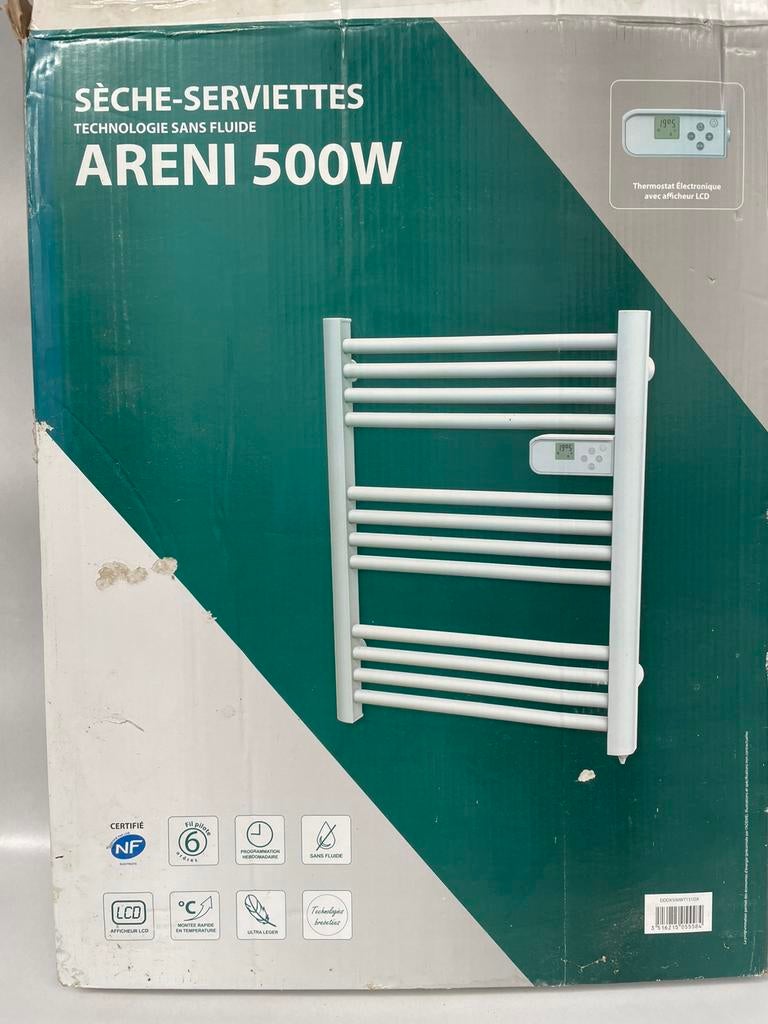 Radiateur sèche-serviettes Areni 500W, Enlèvement, Comme neuf, Radiateur