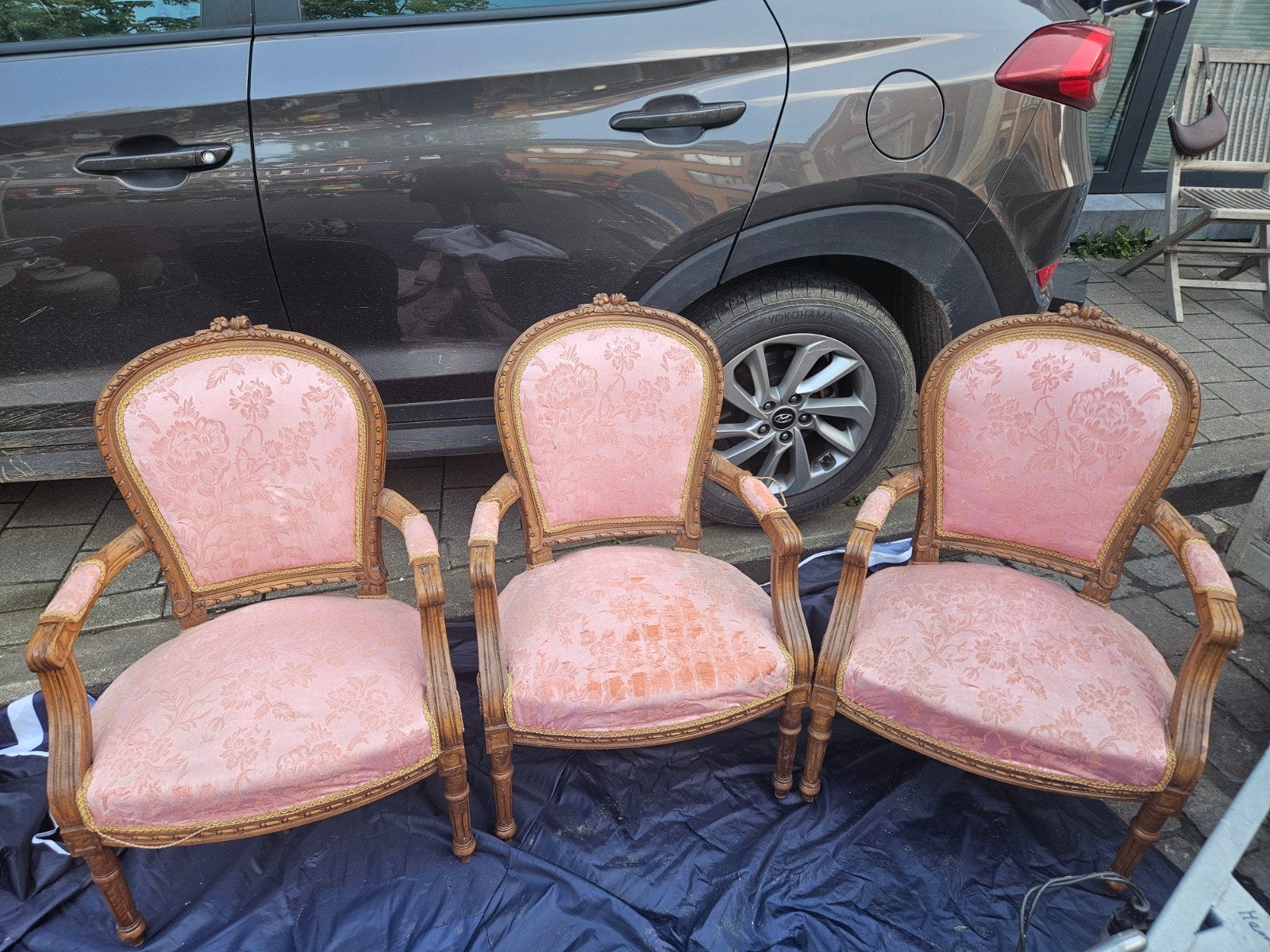 Vintage stoelen in Franse stijl, Enlèvement