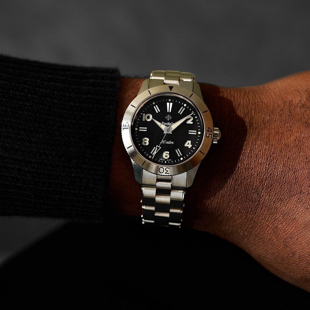 Nouveau ensemble complet Zodiac ZO0001 37 mm à vendre ou à é, Rolex, Enlèvement ou Envoi, Acier, Acier
